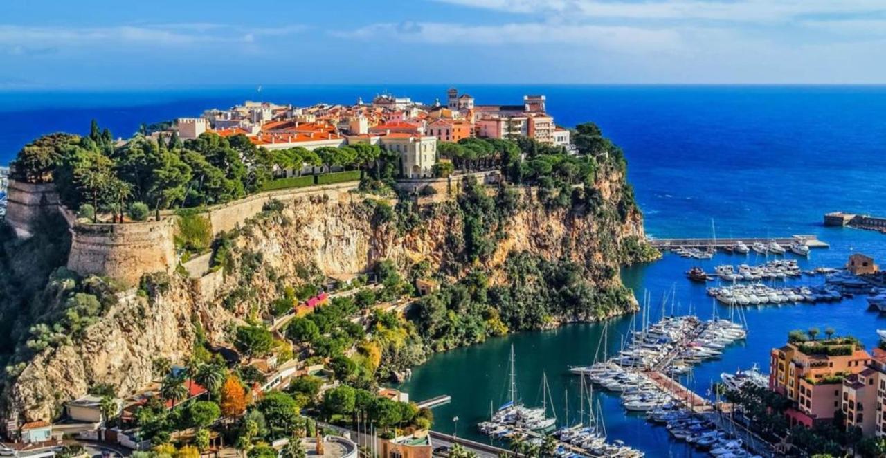 Luxurious Flat At 5 Min By Walk To Monaco, Free Parking And Sea View Leilighet Beausoleil Eksteriør bilde