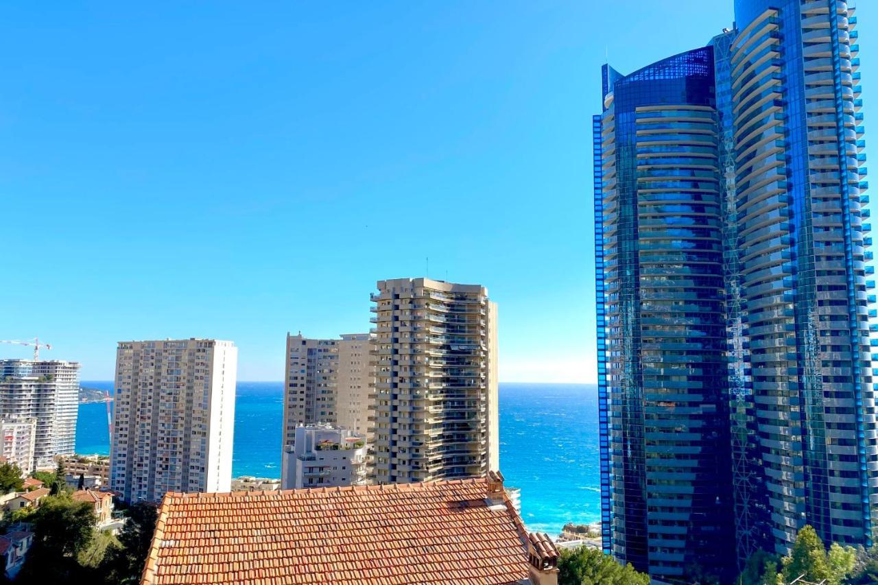 Luxurious Flat At 5 Min By Walk To Monaco, Free Parking And Sea View Leilighet Beausoleil Eksteriør bilde