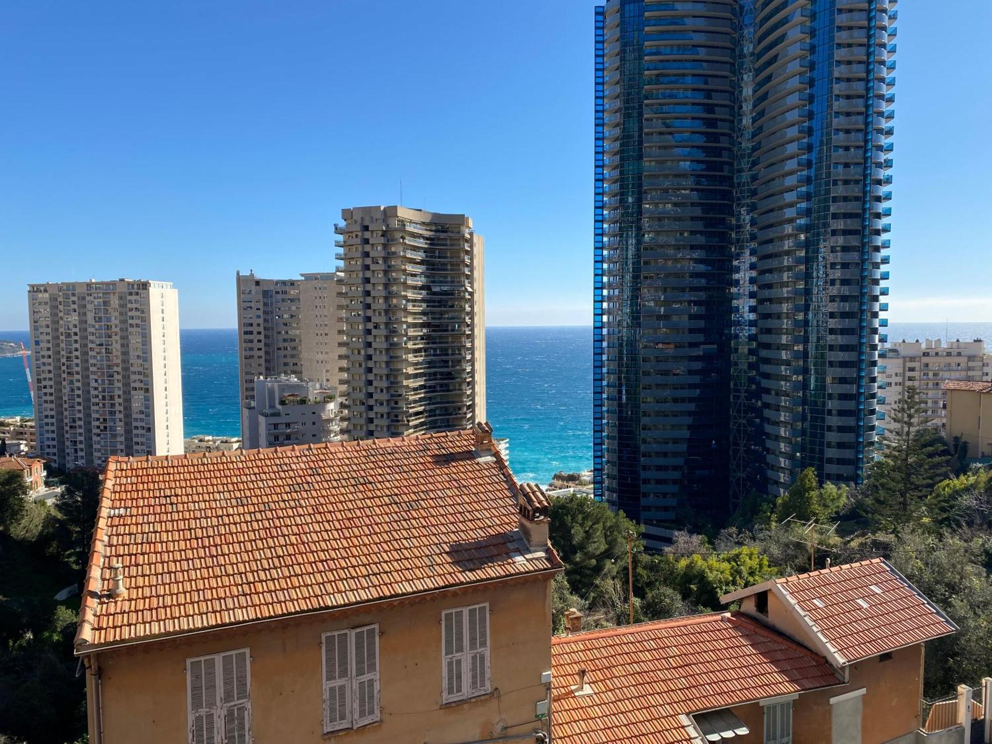 Luxurious Flat At 5 Min By Walk To Monaco, Free Parking And Sea View Leilighet Beausoleil Eksteriør bilde