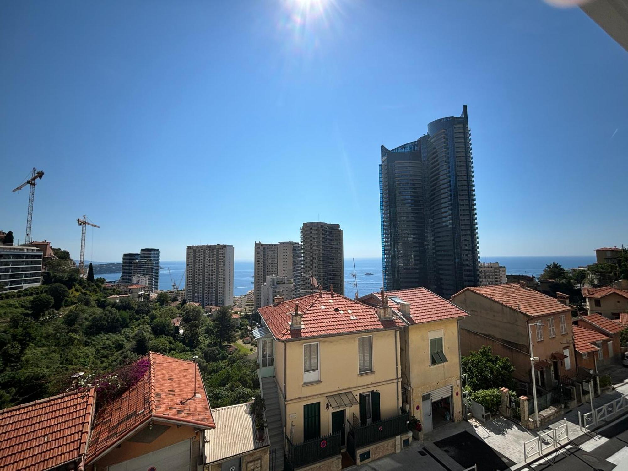 Luxurious Flat At 5 Min By Walk To Monaco, Free Parking And Sea View Leilighet Beausoleil Eksteriør bilde